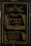 [Mourning card in loving remembrance of Mrs. Christina Weber]; Memorial Card Co.; 1889; 1977:0036:0060