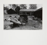 Untitled [Scrap metal behind a house] ; Brese, Denis; 1973; 1973:0061:0005