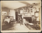 Untitled, (Country dwelling, fireplace and furniture). ; Moulton-Erickson Photo Co.; c.a. 1870; 1977:0074:0004