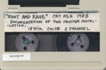 Rant and Rave (documentation of two monitor installation); Cat Ashworth; 1983; 2022:0008:0781