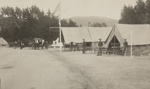 Red Cross Hospital at Presidio [soldiers standing in front of medical tents].; Chadwick, Harry W. (1860-1933); 1906; 1978:0151:0026