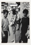 [Untitled, Two women and two boys standing outside a theater].; Heron, Reginald; 1964; 1971:0532:9999