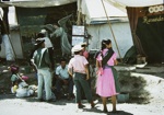 Photographers Set Up With Angel Backdrop, Huehuetenango, Guatemala; Parker, Ann; ca. 1973; 2009:0056:0006 Photographers Set Up With Angel Backdrop, Huehuetenango, Guatemala; Parker, Ann; ca. 1973; 2009:0056:0006