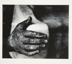 [Untitled, image of stone hand resting on stone]; Wells, Alice; ca. 1965; 1972:0287:0060