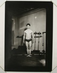 Untitled [Body builder in gym]; Gay, Arthur; ca. 1920s -- 1940s; 1981:0013:00014