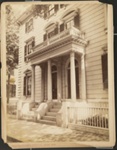 Untitled, (Facade and front steps of colonial dwelling). ; Moulton-Erickson Photo Co.; c.a. 1890; 1977:0074:0008 Untitled, (Facade and front steps of colonial dwelling). ; Moulton-Erickson Photo Co.; c.a. 1890; 1977:0074:0008