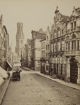 Rue Flamant, (A street in Bruges, Belgium).; Neurdein, Frères; c.a. 1890s; 1979:0175:0003