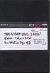 The Night Owl Show; Media Bus; Channel 6 Woodstock TV; 1981; 2020:0002:0400