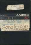 Gene Ira Katz NYSCA Sample Tape; Gene Ira Katz; 1984; 2020:0002:0700