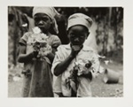 [Portrait of Children Holding Flowers]; Rosenblum, Walter; 1959; 1973:0026:0005
