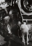 Untitled [Train and mechanic]; Plowden, David; 1956; 1980:0019:0001