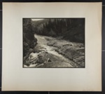[landscape of stream and mountain with trees]; Hahn, Alta Ruth; ca.1930; 1982:0020:0010 