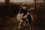 Untitled [Girl and dog]; Haac, Cliff; 1973; 1973:0095:0001