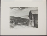 Untitled [Cabin by dirt path.]; Enos, Franklin; n.d.; 1972:0080:0001