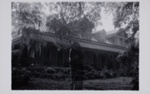 Untitled [House and ghostly shape]; Laughlin, Clarence John; ca. 1940s; 2011:0019:0006