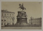[Picture of statue of Nicholas I in St. Isaac's Square St. Petersburg, Russia]; Anonymous; ca. 1859; 1981:0112:0006 
