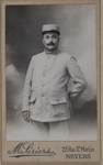 [Studio portrait of a man in uniform]; Seriers, M.; ca. 1870; 1994:0004:0009