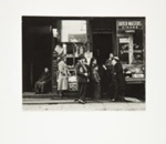 [Group of People in Front of Candy Store]; Rosenblum, Walter; 1973:0025:0002
