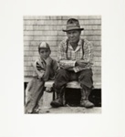 [Portrait of Young Boy and Man]; Rosenblum, Walter; 1973:0024:0003
