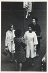 [Untitled, Four women standing by a city street and parking sign].; Heron, Reginald; 1963; 1971:0531:9999