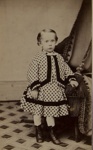 [Small child holding onto tassel] ; Jordan & Co.; ca. 1850; 1975:0031:0086