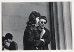 [Untitled, Elderly lady and young woman stand by pillar of building]. ; Heron, Reginald; 1964; 1971:0530:9999