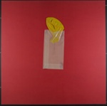 Untitled [Glassine bag and yellow balloon.]; Rozran, Bernard; 1970; 1972:0096:0041