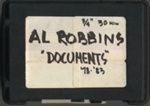 Documents; Al Robbins; 1978-1983; 2020:0002:0682
