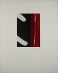 Untitled [White and red abstract shapes]; Carlson, Dale S.; 1974; 1978:0129:0021