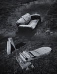 Untitled [Tombstones and sofa]; Pond, David; undated; 2000:0116:0002