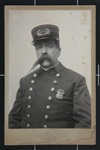 [Portrait of a Police Captain, City of Yonkers]; The Rockwood Studio; ca. 1890; 1975:0035:0001 