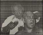 Untitled [Luchador getting head shaved]; Boyle, Bern; ca. 1980; 1980:0123:0005