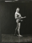 Untitled [Body builder with kettlebell]; Gay, Arthur; ca. 1920s -- 1940s; 1983:0013:0016