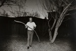 Untitled [Man with branch]; Hume, Sandy; 1976; 1977:0099:0001