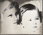 Untitled, [portrait of 2 children].; Wells, Alice; c.a. 1970; 1988:0023:0003