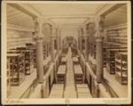 US Patent Office. Main Floor and the Gallery of model rooms; Bell, C.M.; ca. 1900; 1976:0003:0017