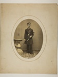[Oval Portrait of Man Standing in Uniform]; Bill, Charles K.; ca. 1860; 1977:0067:0001