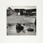 [Boy in wooden bucket]; Rosenblum, Walter; 1949; 1973:0024:0001