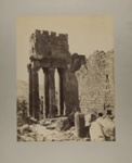 Balbek. Colonnes cannelées du Proanos du temple; Bonfils, Félix; c.a. 1870; 1979:0112:0009