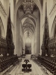Le Stalles du Choeur de las Cathedrale, (The Stall of the Choir of the Cathedral). ; Neurdein, Frères; c.a. 1890s; 1979:0175:0001