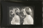 [Untitled, double female portrait from a deteriorated negative]; Wells, Alice; c.a. 1960s; 1988:0026:0015