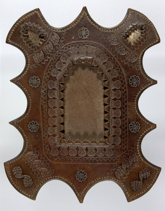 Leather Photo Frame; 1255 | eHive - Leather Wrapped Metal Picture Frame