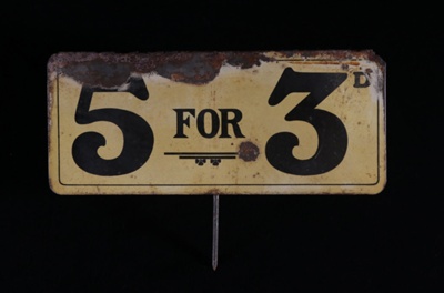 Trade Sign; 1900; STMEA:A.4990