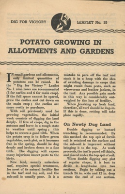 leaflet; The Ministry of Agriculture, Fisheries and Food; STMEA:1991-21.5