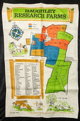 TEA TOWEL - The Haughley Experiment; STMEA:2025-8