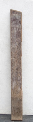 Plank - part of stable stall; Late 19c.; STMEA:82.A.99.6.4