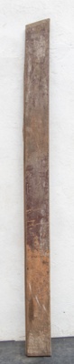 Plank - part of stable stall; late 19c.; STMEA:82.A.99.6.10