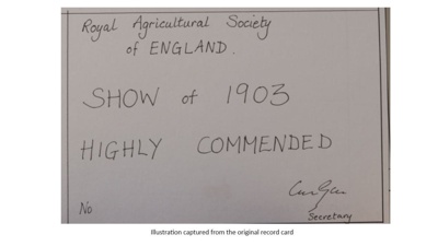 Certificate; 1903; STMEA:1987-34.549