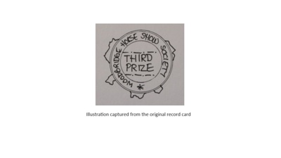 Rosette; Woodbridge Horse Show Society; STMEA:1987-34.156