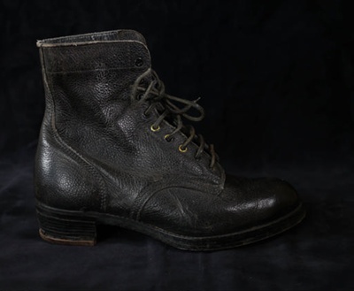 Women's Land Army boot; STMEA:1998-43.2b